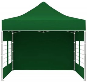Összecsukható sátor 3x3 zöld Premium quality
