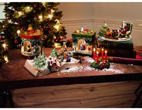 Christmas Toys karácsonyi dekoráció, Mikulás a fa mellett - Villeroy & Boch