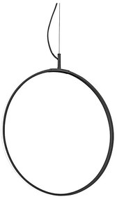 Ideal Lux - LED Csillár zsinóron CIRCUS LED/29W/230V átm. 44 cm CRI 90 fekete
