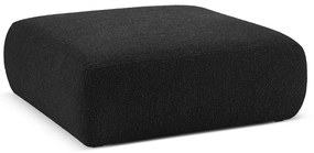 Fekete buklé puff Molino – Micadoni Home