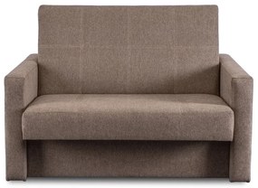 Ágyazható Kétszemélyes Kanapé Barnás-Bézs Színben. MILAN 2