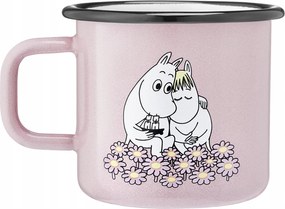 Muurla retro zománcozott bögre Mumin Together 370 ml