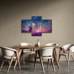 Kép - természetfeletti éjszakai égbolt (90x60 cm)