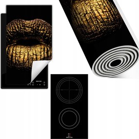 Indukciós Védőszőnyeg Konyhapult 30x52 arany száj