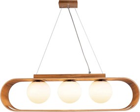 Quintiesse modern skandináv függeszték sfera fa elsqn-sfera-3p-teak