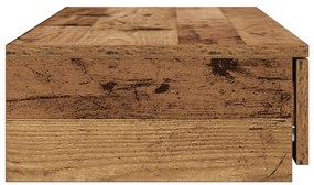 Ágy Fiókok Régi Fa 90x36,5x16,5 cm Műanyag