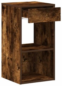 Éjjeliszekrény fiókkal füstölt tölgy 35x34x66,5 cm