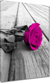 Våszonkép 70x100 Rózsa a deszkåkon Viråg