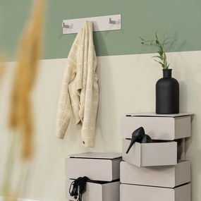 Szürke-bézs fém fali fogas Leatherman – Spinder Design