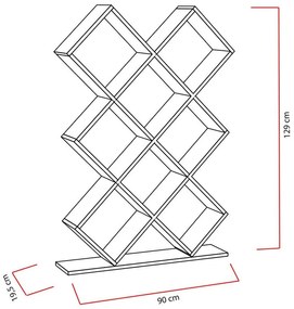 könyvespolc Kumsal - Red