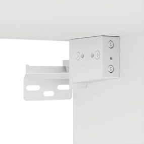 Cipősszekrény polcokkal Fehér 103 x 30 x 51 cm Faanyag