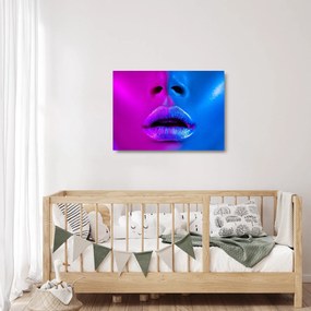 Színes tollak képe (üvegen) (70x50 cm)
