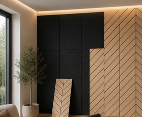 Freja parketta mintás akusztikus falipanel 120x60x0,9cm - világos tölgy - sötét tölgy