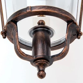 Orion AL 11K/360.01-Kültéri fali lámpa KENZO 1xE27/100W/230V IP44 bronz/patinás