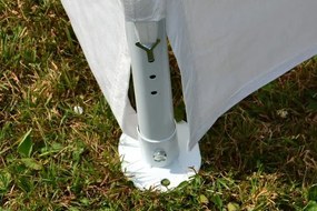 Univerzális partisátor 6×4 m PE 180 g/m² oldalfalak cipzár