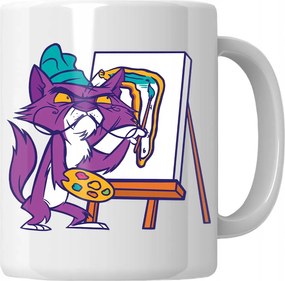 Bögre Salvador Dali Macska Ajándék