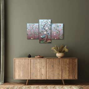 Kép - madár park (90x60 cm)