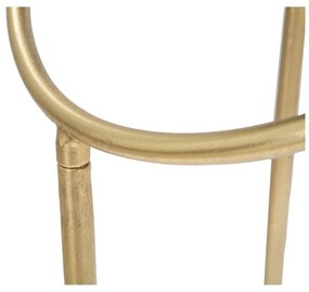 Kerek tárolóasztal üveg asztallappal ø 40 cm Ring – Mauro Ferretti
