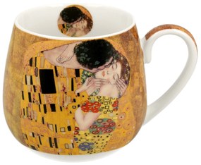 Klimt porcelán bögre díszdobozban A Csók 430 ml