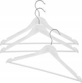 Ruhaakasztók Fehér Forgatható Ruhaszekrényhez 3 Db-os Szett