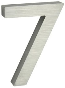 "7" házszám, RN.100LV, vágott, ezüst