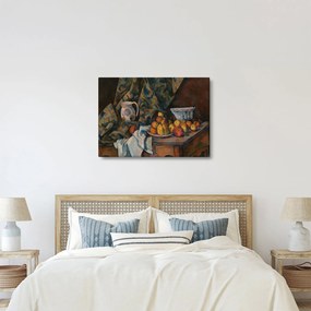 Kép - Paul Cézanne, Still Life with Apples and Peaches, reprodukciók (70x50 cm)
