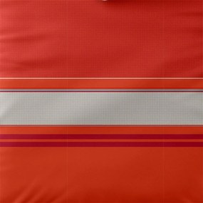 Renforcé pamut ágyneműhuzat TABITA piros Ágyneműhuzat mérete: 2 db 80 x 80 cm | 200 x 200 cm