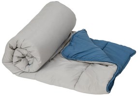 Egész éves steppelt paplan 140x200 cm üreges szálból, kék