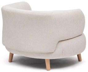 Bézs zsenília fotel Luisa – Kave Home