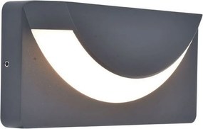 LUTEC 6402801118 LUPS Modern Kültéri Fali Lámpa Antracit LED IP44