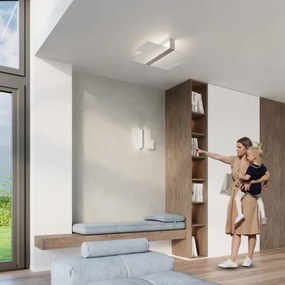 Sollux SL.0188 - Mennyezeti lámpa MASSIMO 2xE27/60W/230V fehér/króm