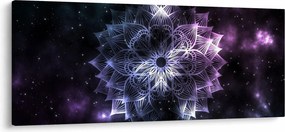 Kép - Lótusz mandala az űrben (120x50 cm)