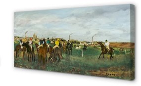 Canvas képek Lovak faj vadászat 120x60 cm