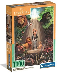 Disney Az Oroszlánkirály Legacy 1000 db-os Compact puzzle Clementoni