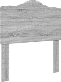vidaXL Fejtámla Szürke Sonoma 90 cm Faanyag