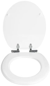 WENKO 22885100-WC ülőke URBIO 36x42,5 cm fehér/ezüst