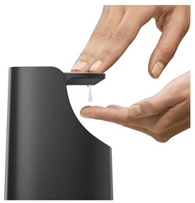 Fekete műanyag szappanadagoló 350 ml Slim – Joseph Joseph