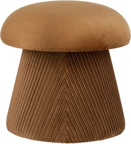 Okkersárga bársony puff Hampton – House Nordic