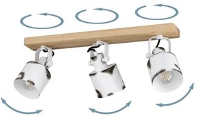 Eglo 43923 - Spotlámpa KILBURN 3xE27/40W/230V