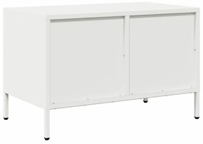 fehér hidegen hengerelt acél TV-szekrény 68 x 39 x 43,5 cm