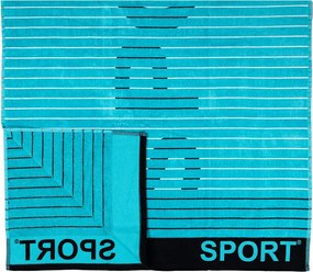 SPORT Strandtörölköző türkiz 165x90cm