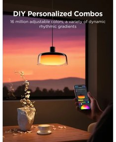 Govee - LED RGBICWW Fényerőszabályozható kábeles csillár LED/21W/230V matt Wi-Fi