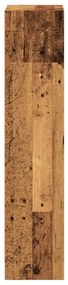 antik fa színű szerelt fa könyvespolc 40 x 24 x 109 cm
