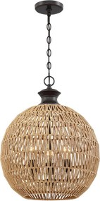 Quoizel Casablanca QZ-CASABLANCA-3P-PBZ Függőlámpa 3x60W/E27 IP20