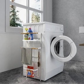 MK FLORIA MKF-21MG02W - Mágneses rendszerező 67,5x31 cm fehér