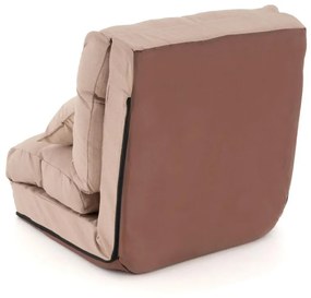 GARTHEN Kényelmes összecsukható szék 220 x 60 x 14 cm bézs