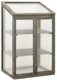 fenyőfa melegház 60 x 45 x 100 cm
