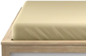 Jersey krém lepedő EXCLUSIVE 200 x 220 cm