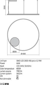Függeszték Fekete ORBIT REDO 01-1963-TRIAC
