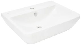 VitrA S50 mosdó integra 65x49 cm fehér színben fényes felülettel középső nyílással 7051-003-0001